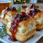 Mini Cranberry Brie Bites