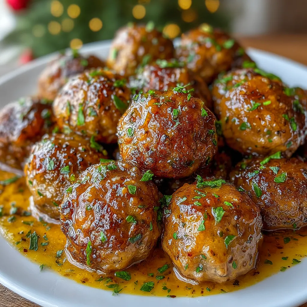 Quick Christmas Cranberry Meatballs