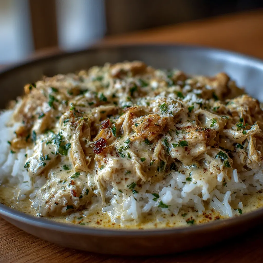 SMOTHERED CHICKEN AND RICE