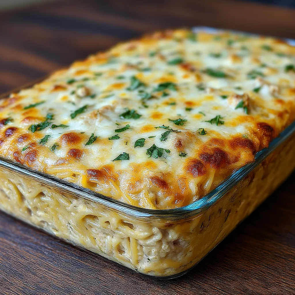 Creamy Southern Spaghetti Bake