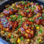 Honey BBQ Chicken Rice