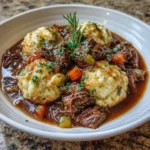 Delicious Beef Stew and Dumplings