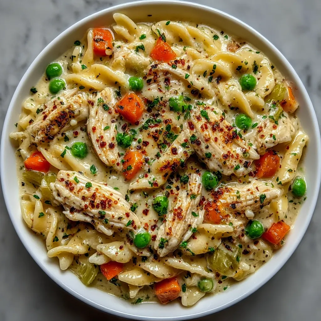 Chicken Pot Pie Pasta