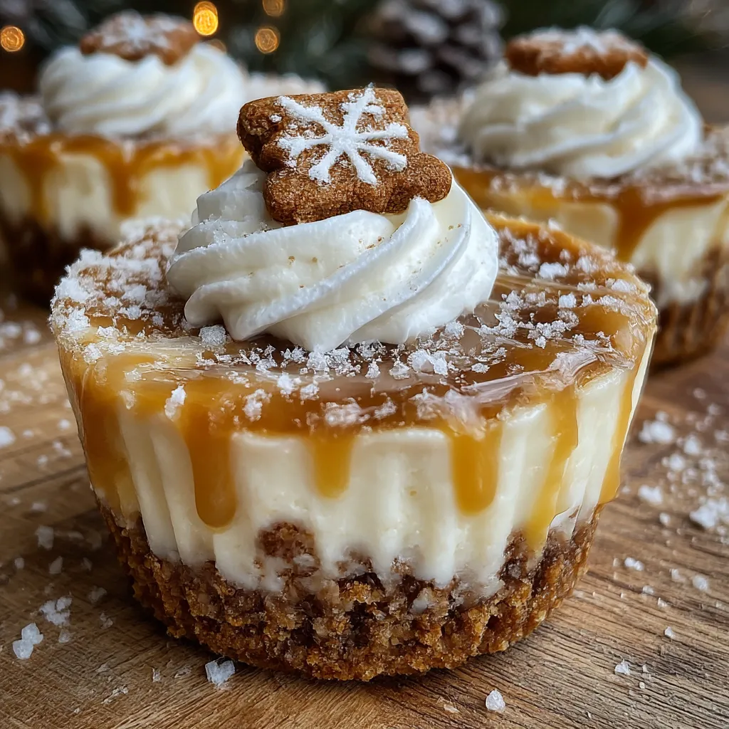 No-Bake Gingerbread Cheesecake Cups