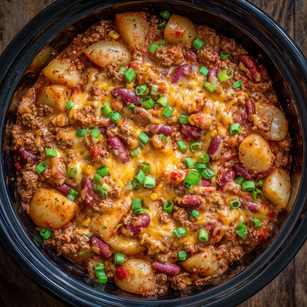 Slow Cooker Cowboy Casserole