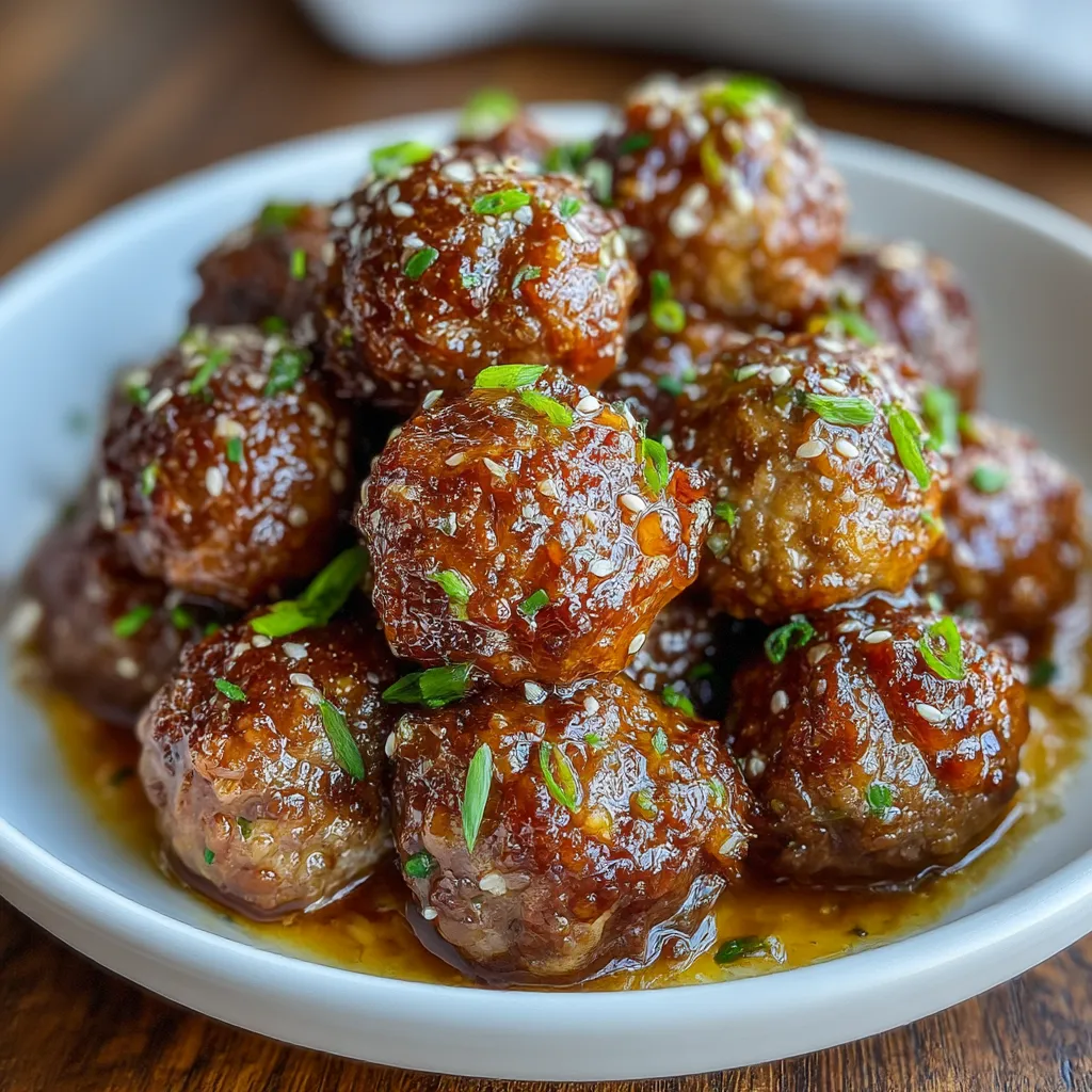 Slow Cooker Honey Garlic Meatballs