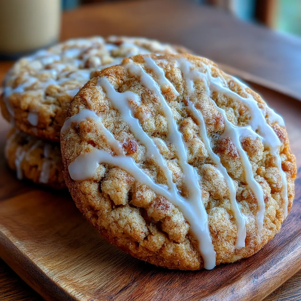 The Best Crumbl Iced Oatmeal Cookies