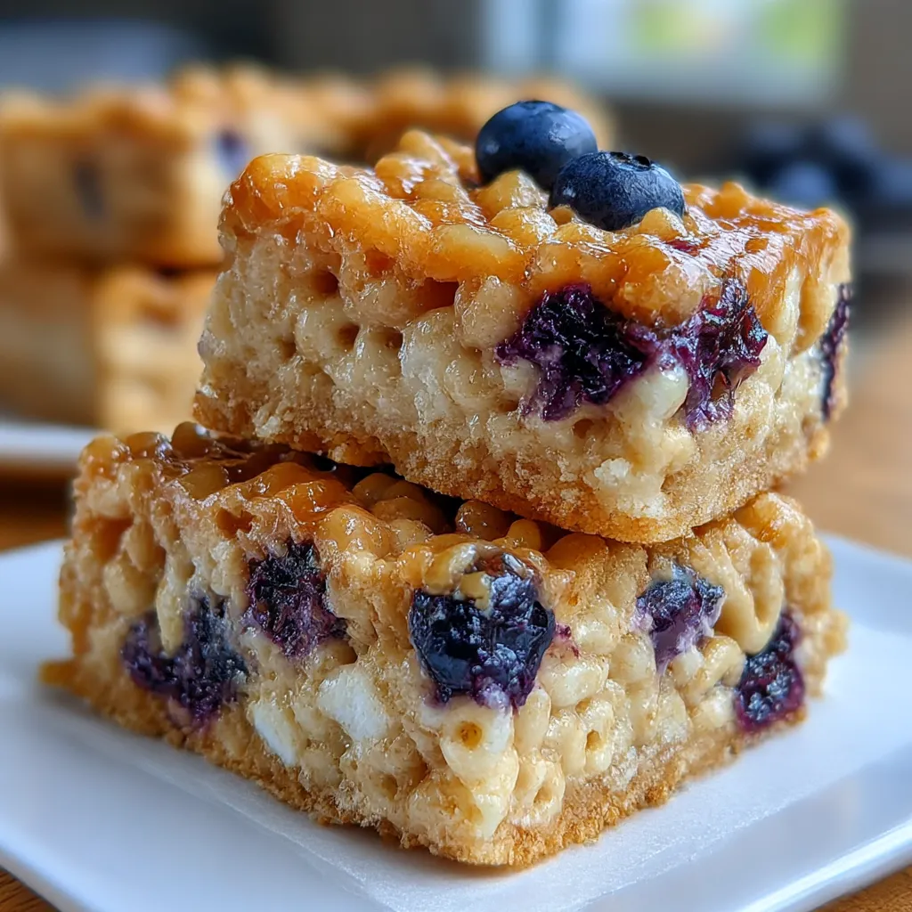 Blueberry Rice Krispies