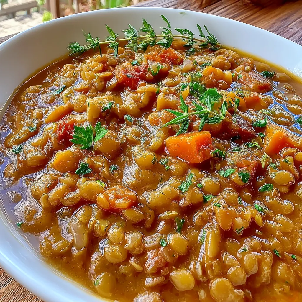 Carrot Lentil Soup