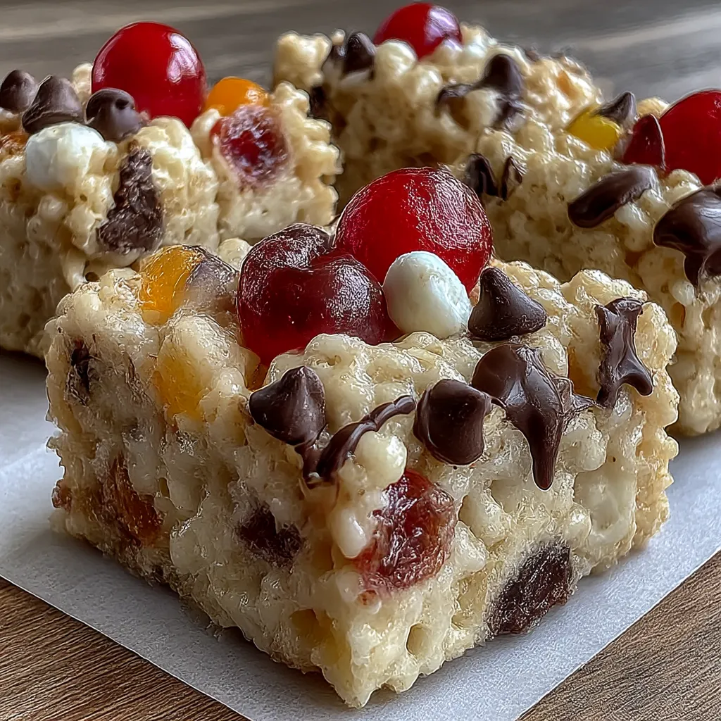 Cherry Rice Krispie Treats