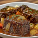 Hearty Comfort Slow Cooker Beef Manhattan
