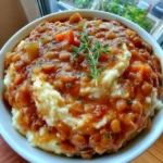 Hearty Lentil Stew with Creamy Mashed Potatoes
