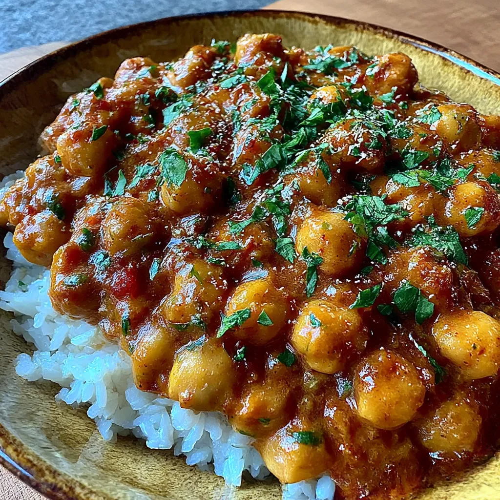 Indian Butter Chickpeas