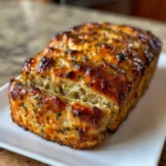 Juicy Garlic Parmesan Chicken Meatloaf