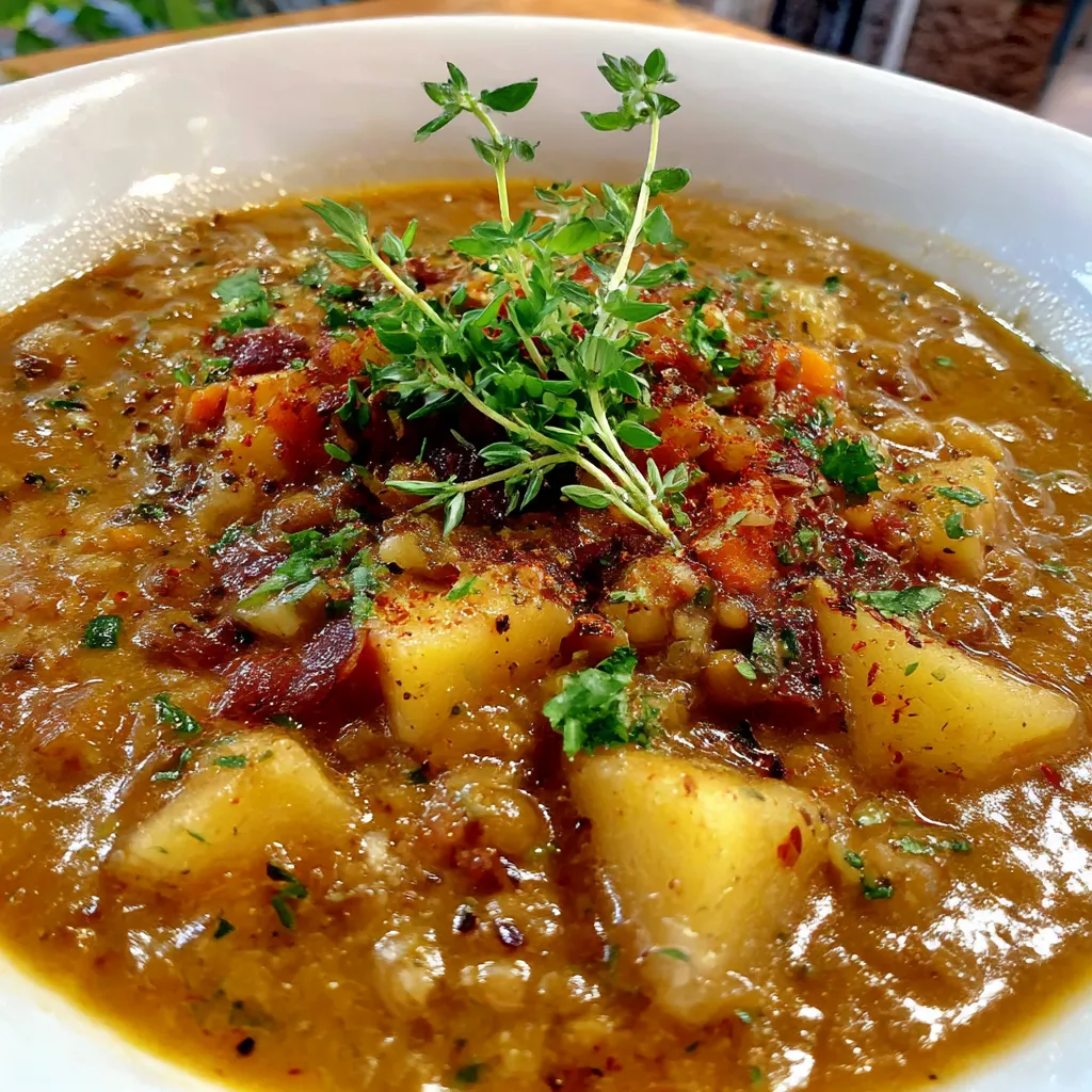 Lentil Potato Soup