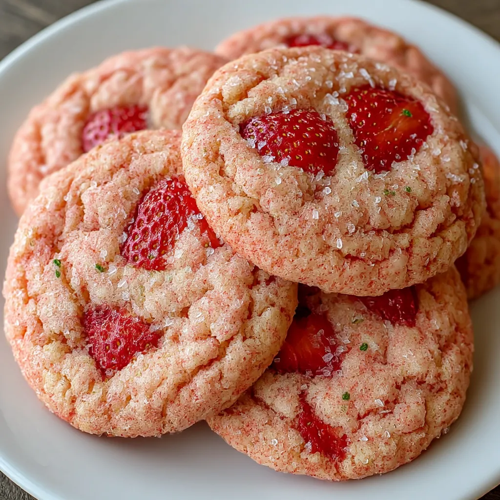 Strawberry Sugar Cookies