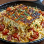 Baked Feta Orzo