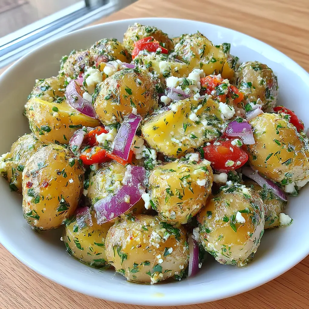 Homemade Greek Potato Salad