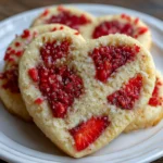 Strawberry Shortbread Cookies