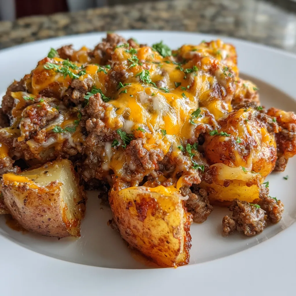 Cheesy Taco Potatoes
