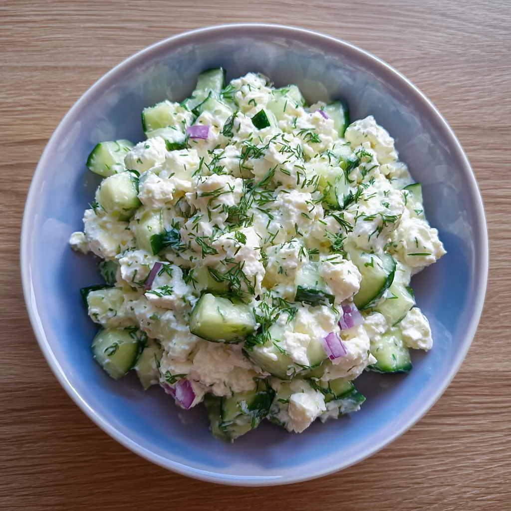 Cottage Cheese and Cucumber Salad