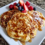 Flourless Cottage Cheese Pancakes