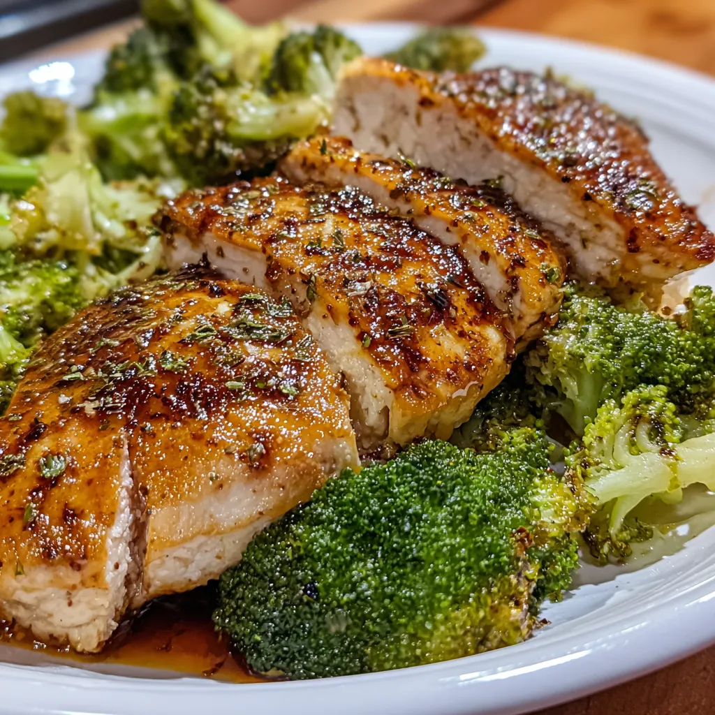 One-Pan Chicken and Broccoli Dinner