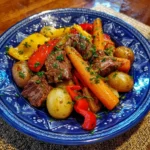One-Pan Honey Garlic Smoked Beef & Veggies
