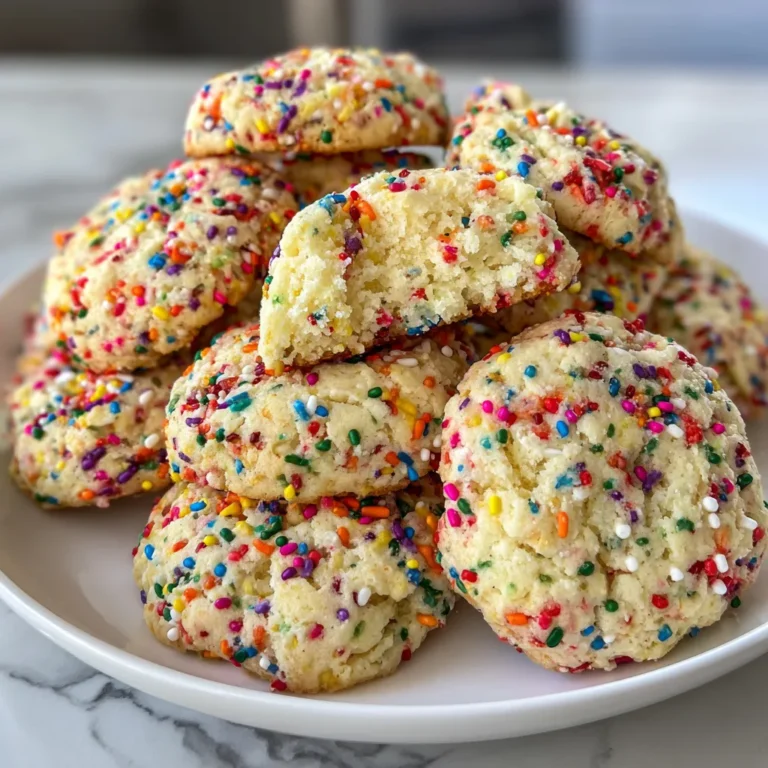 4th of July Sprinkle Cake Mix Cookies 1