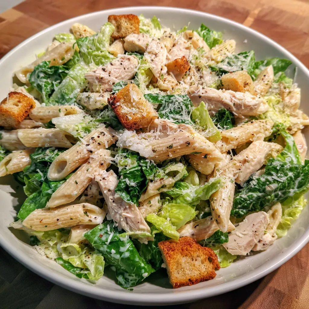 Chicken Caesar Pasta Salad
