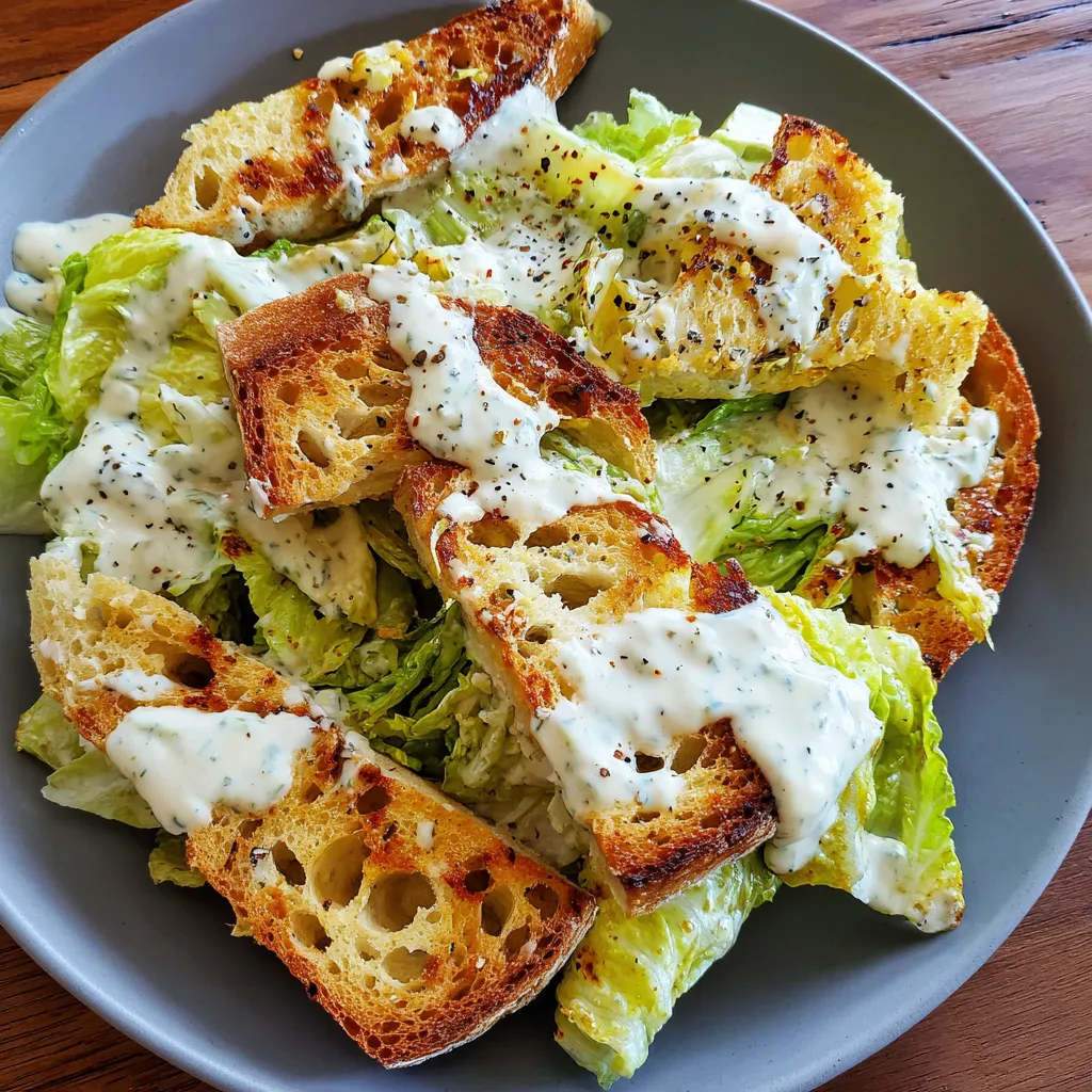 Creamy Caesar Dressing Recipe