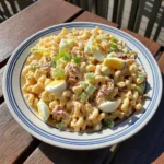 Creamy Deviled Egg Pasta Salad