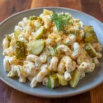 Creamy Dill Pickle Macaroni Salad