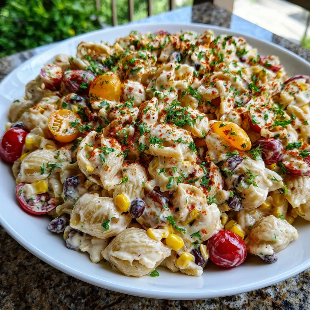 Creamy Ranch Taco Pasta Salad