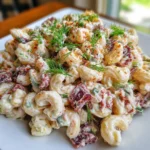 Dill Pickle Smoked Beef Pasta Salad