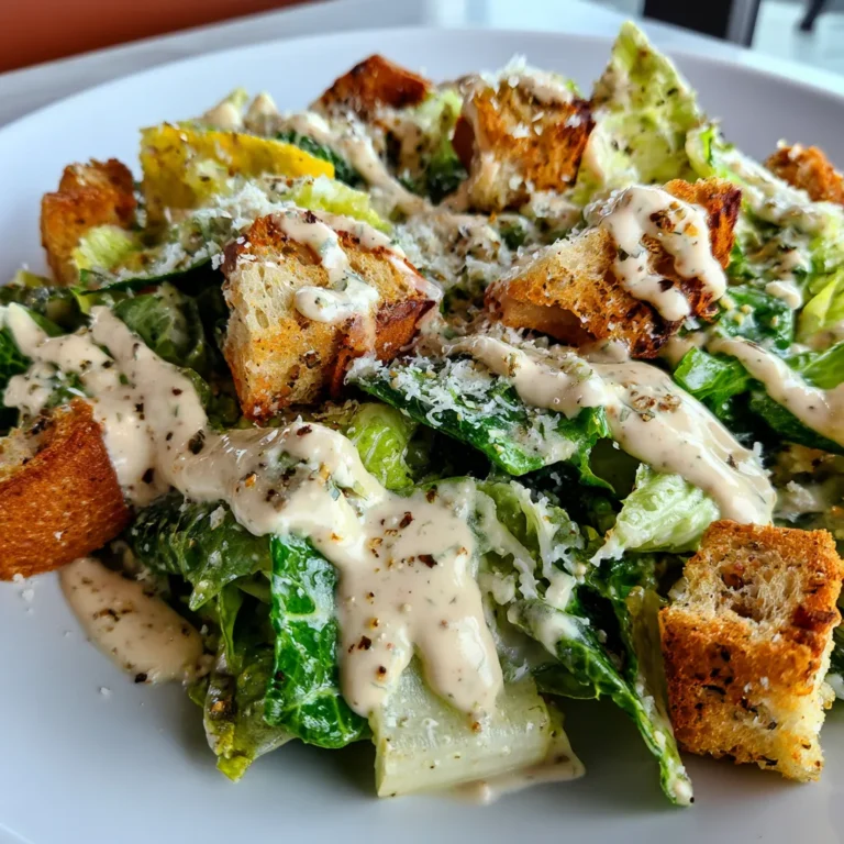 Healthy Caesar Salad Dressing 1