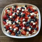 Red White and Blue Cheesecake Salad