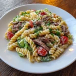 Smoked Beef Caesar Pasta Salad