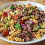 Smoked Beef Parmesan Pasta Salad