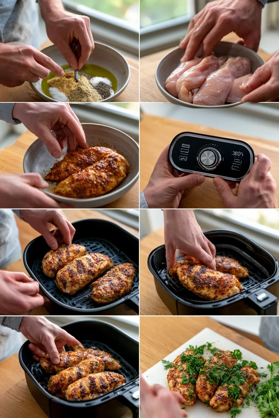 Air Fryer Grilled Chicken