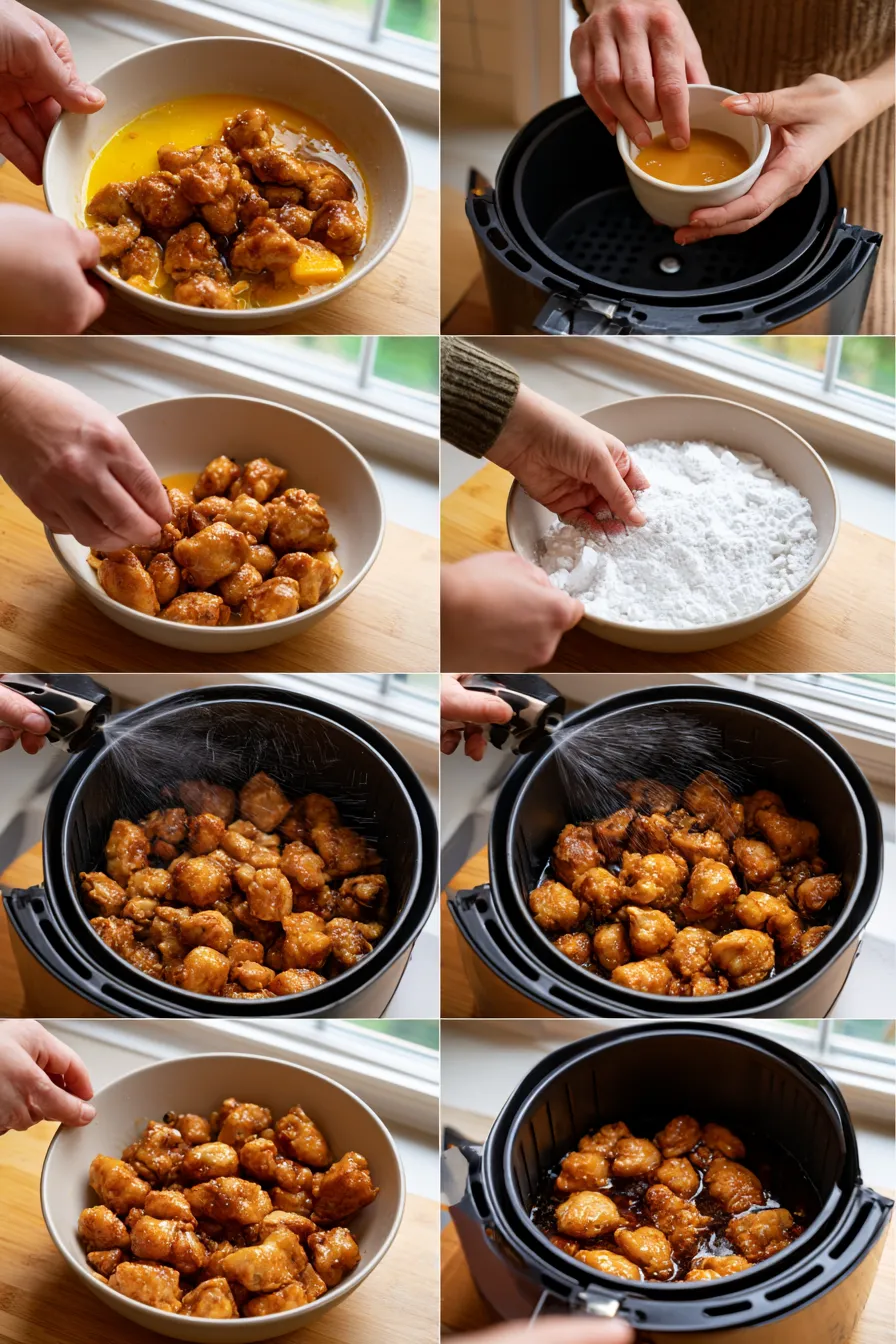 Air Fryer Orange Chicken