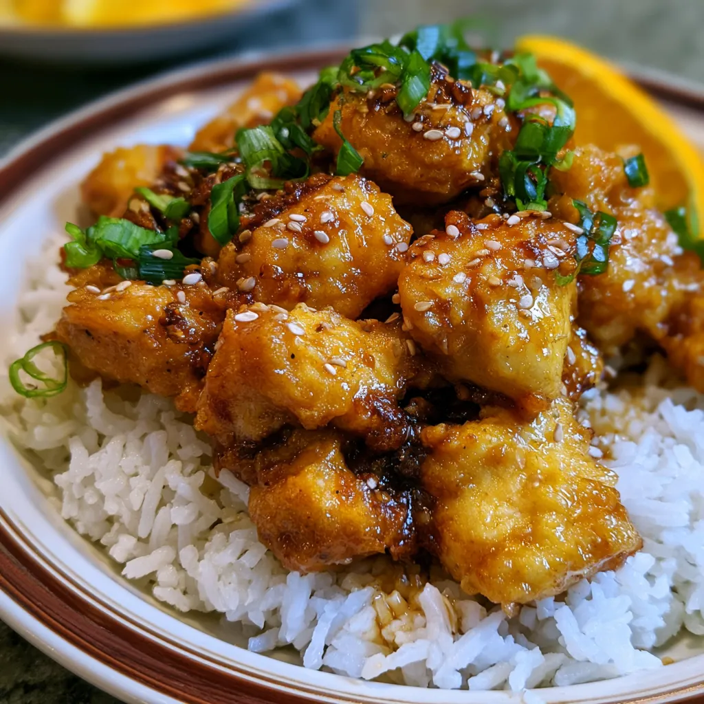 Air Fryer Orange Chicken