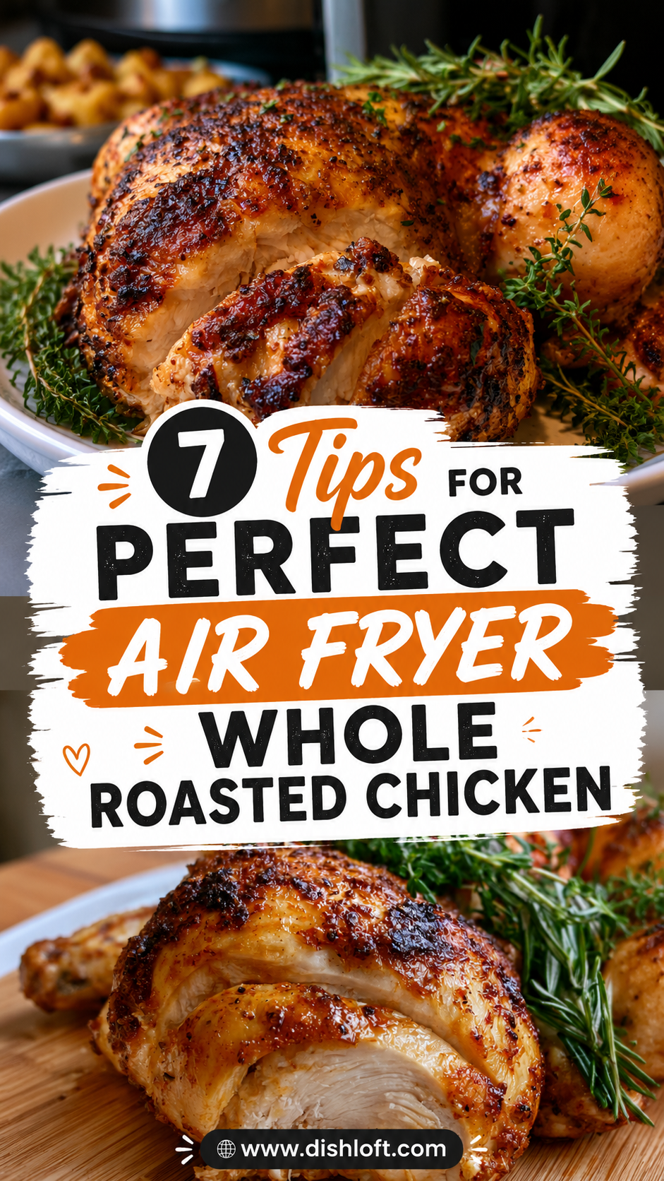Air Fryer Whole Roasted Chicken