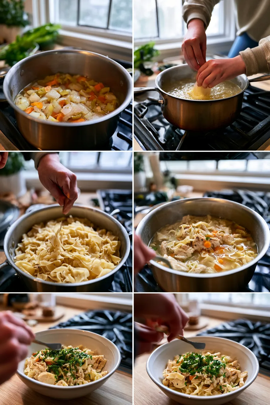 Amish Chicken and Noodles