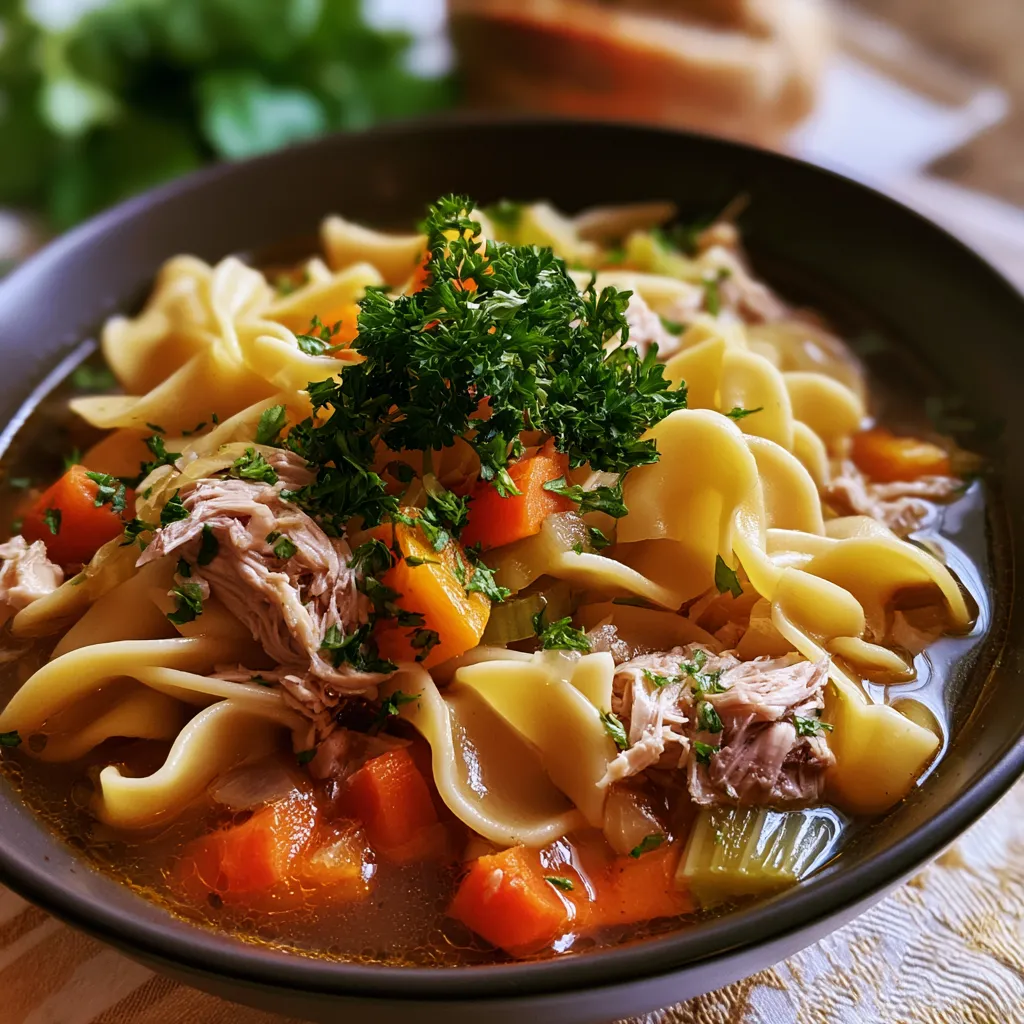 Amish Chicken and Noodles