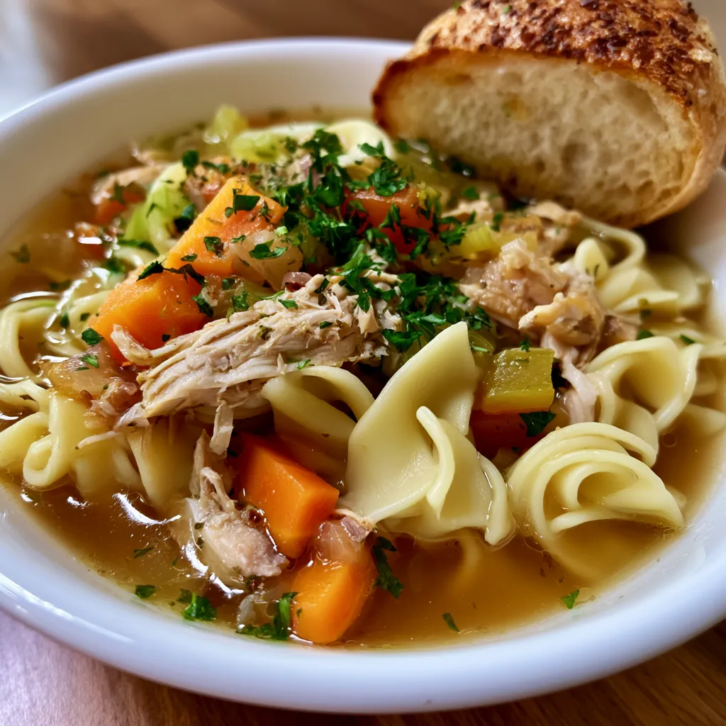 Amish Chicken and Noodles