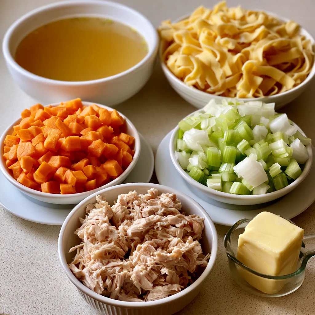 Amish Chicken and Noodles