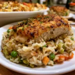 Baked Chicken with Rice and Vegetables
