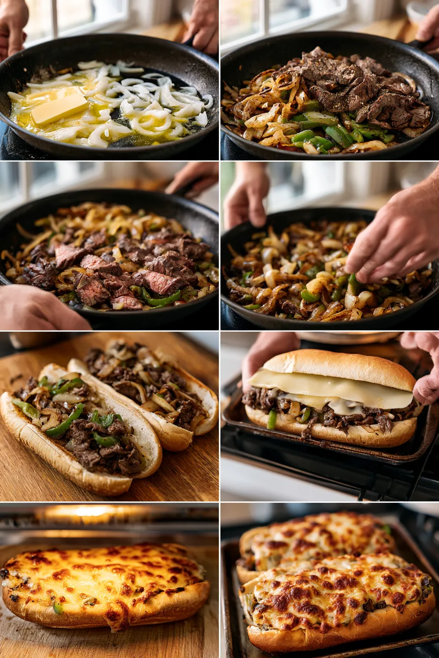 Beef Philly Cheese Steaks