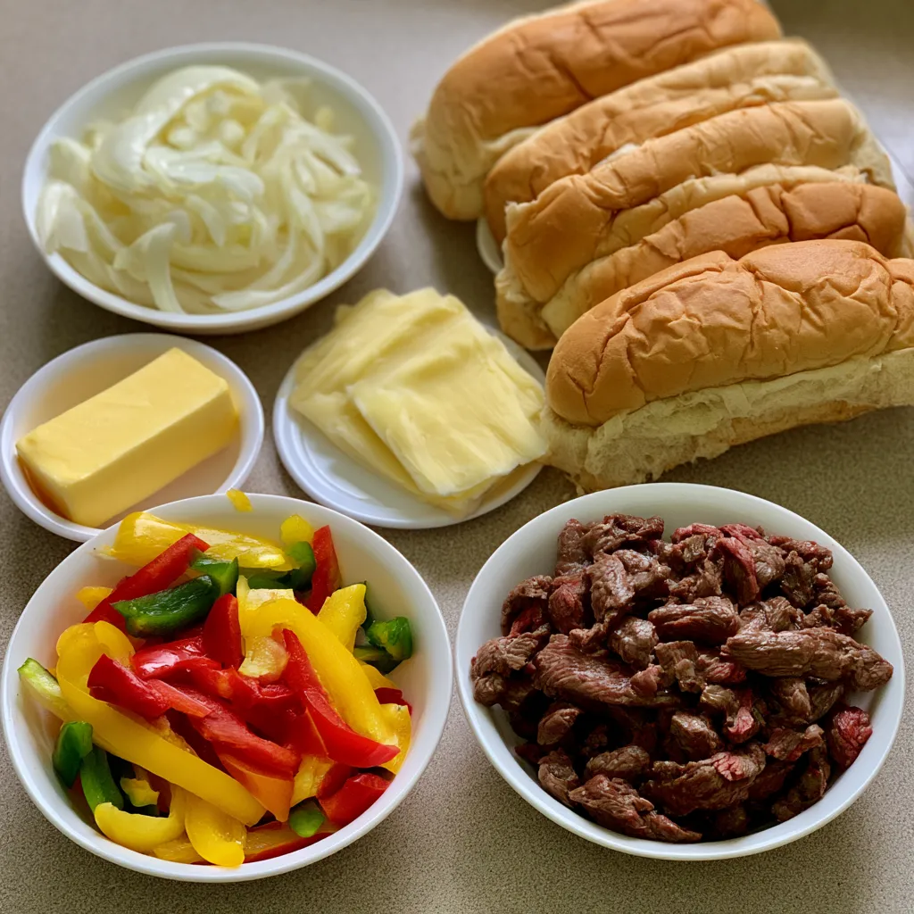 Beef Philly Cheese Steaks